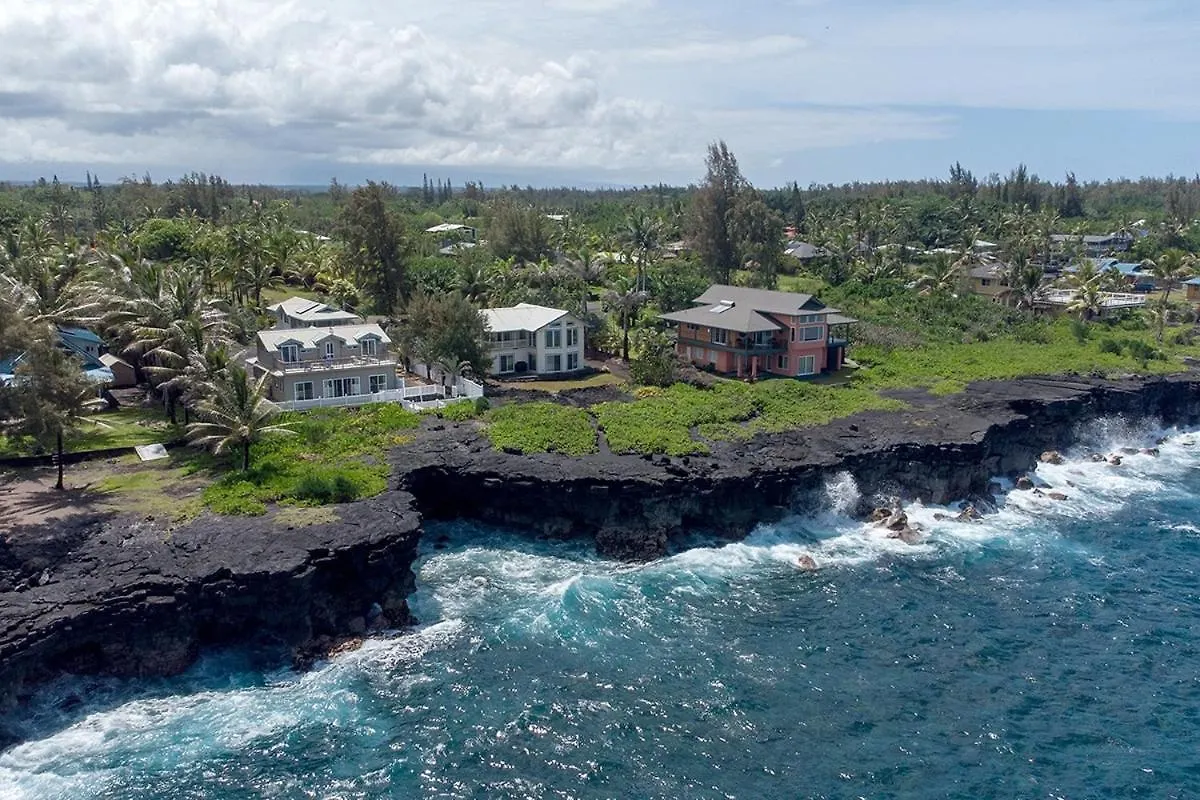 Paradise Ocean View Home Keaau Semesterbostad